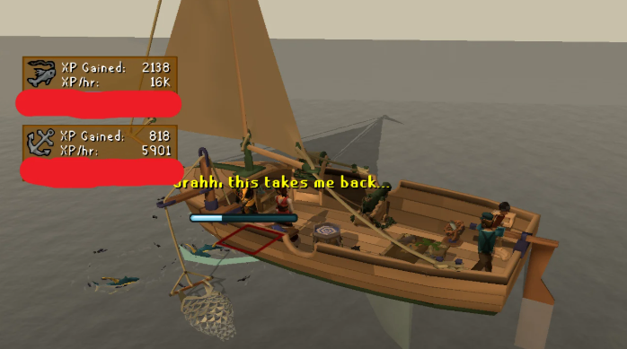Sailing into the Sunset: AFK Fishing at Sea