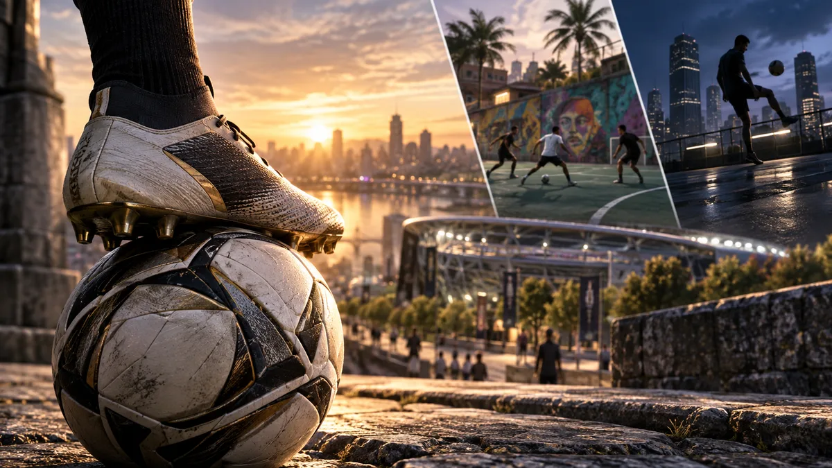 Editorial illustration: FC 27 Gives The Grounds Its Own Trailer Ahead of Launch