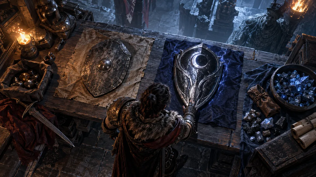 Illustration of the article section: Path of Exile 2: Return of the Ancients Unveils Nightfall Shield and Redemption Grenade Launcher