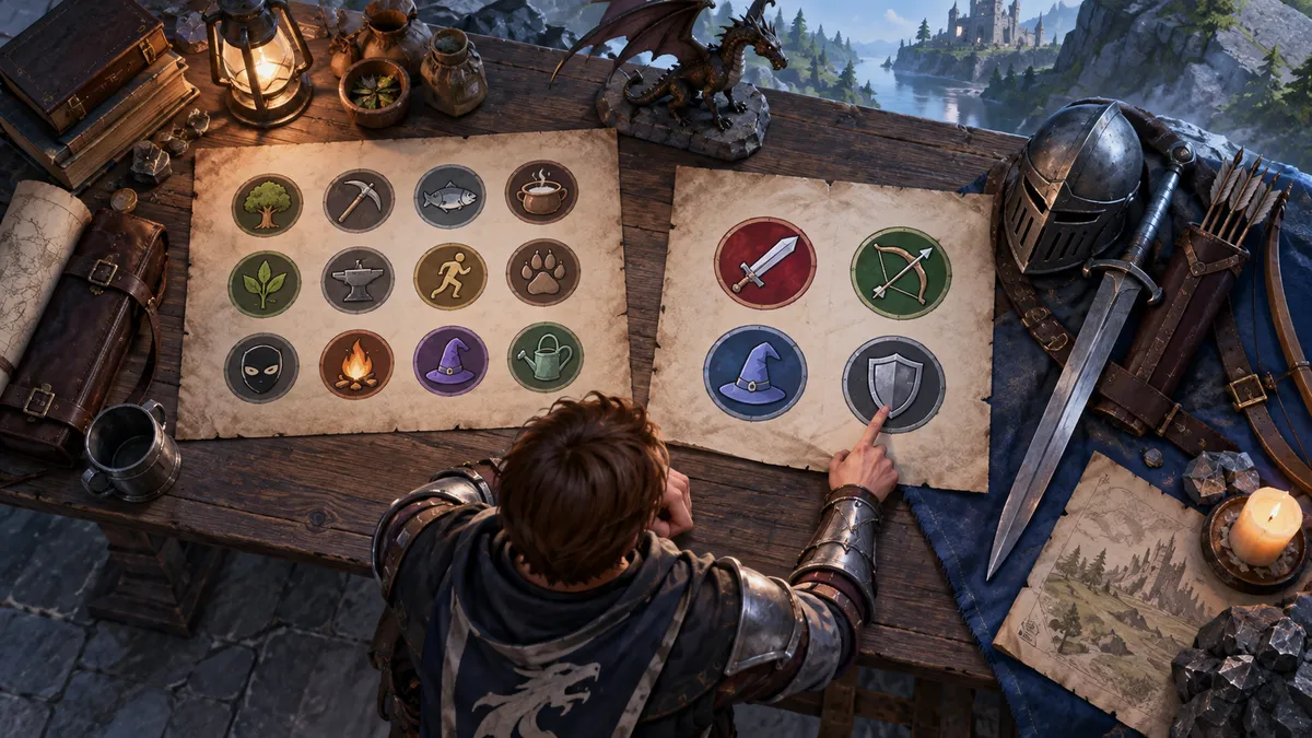 Illustration of the article section: All RuneScape Dragonwilds Skills and How to Level Them in 1.0