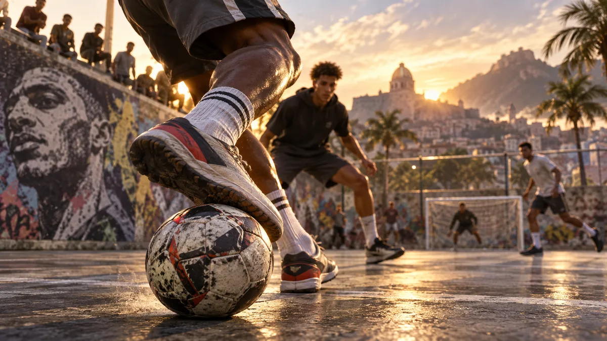 Editorial illustration: FC 27 The Grounds Trailer Shows Off Street Matches and Mentors