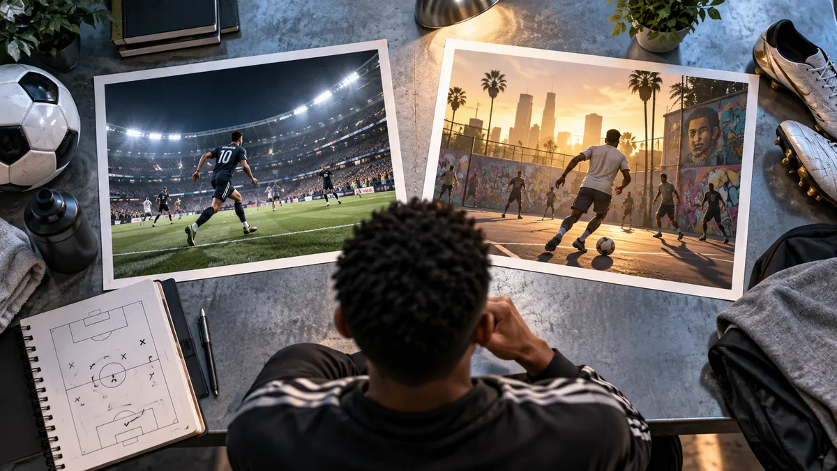 Illustration of the article section: EA Sports FC 27 The Grounds Trailer Reveals New Off-Pitch Mode