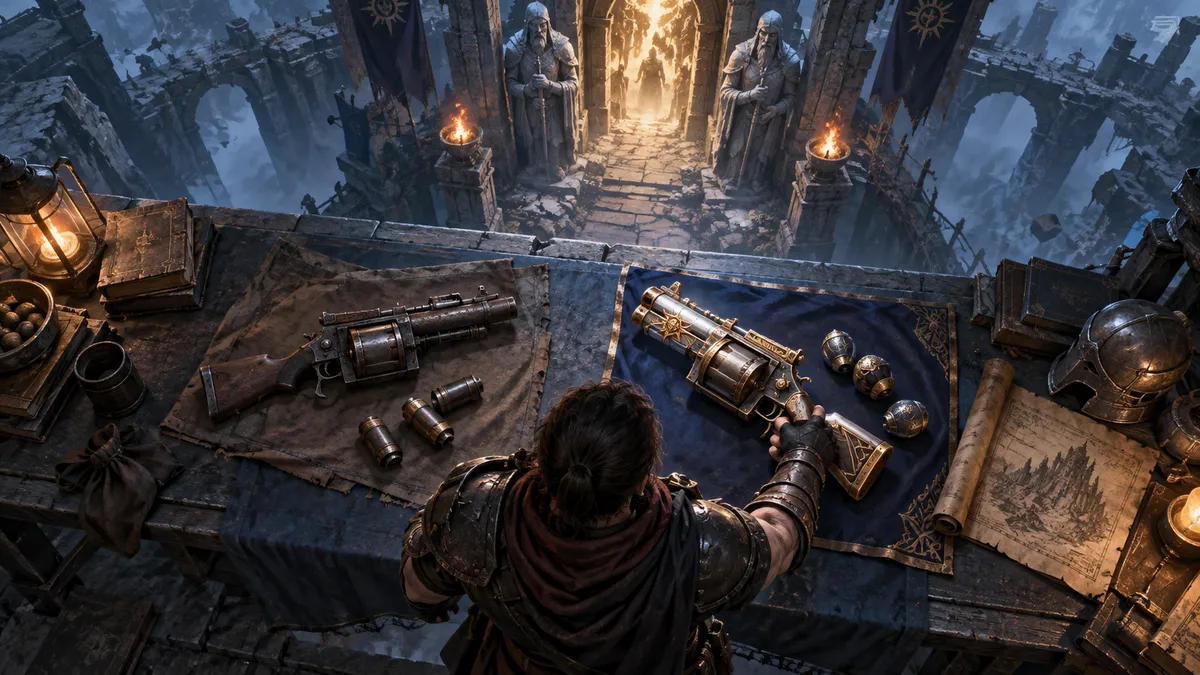 Illustration of the article section: Path of Exile 2 Patch 0.5.0 Teases Nightfall Shield and Grenade Launcher