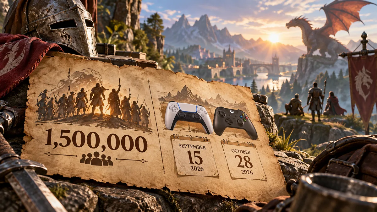 Editorial illustration: RuneScape Dragonwilds Hits 1.5 Million Sales and Readies Console Launch